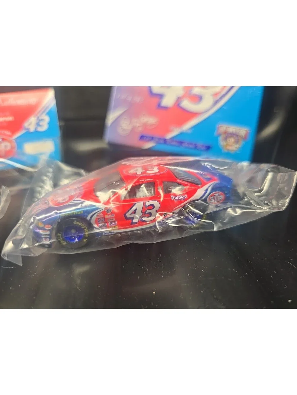 1998 Racing Champions John Andretti #43 STP BASF 2 Car Set 1:64 NASCAR QVC